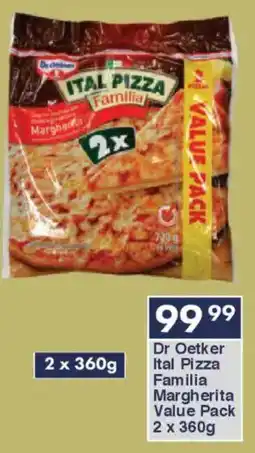 President Hyper Dr Oetker Ital Pizza Familia Margherita Value Pack offer