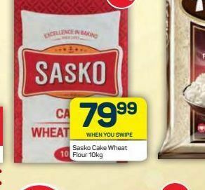 Pick n Pay Hypermarket Sasko cake wheat flour offer
