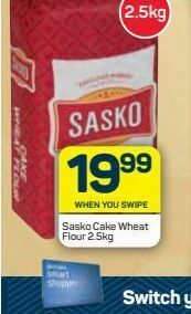 Pick n Pay Hypermarket Sasko cake wheat flour offer