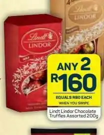 Pick n Pay Hypermarket Lindt lindor 2 offer