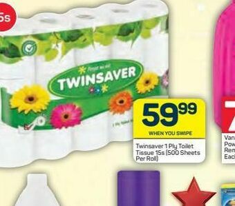 Pick n Pay Hypermarket Twinsaver toilet rolls offer