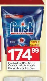 Finish dishwasher tablets