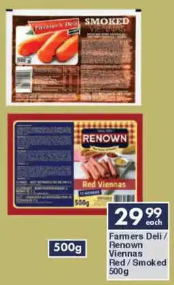 President Hyper Farmers Deli/ Renown Viennas Red/ Smoked offer