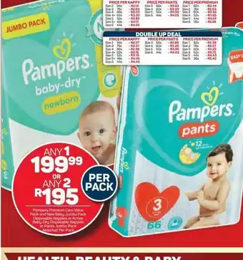 Pick n Pay Hypermarket Pampers disposable nappies offer