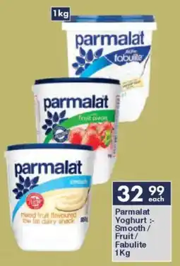 President Hyper Parmalat Yoghurt Smooth/ Fruit/ Fabulite offer
