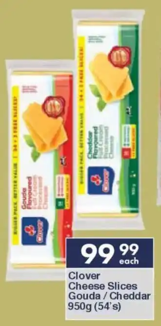 President Hyper Clover Cheese Slices Gouda/ Cheddar offer