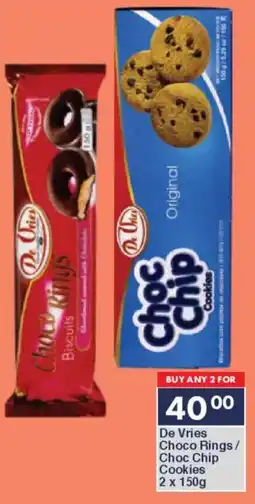 President Hyper De Vries Choco Rings/ Choc Chip Cookies offer