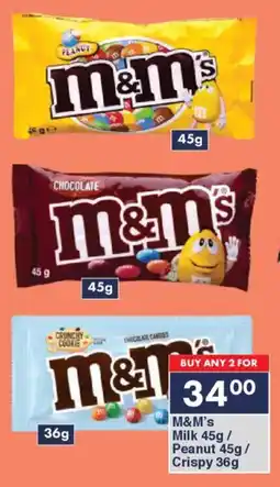 President Hyper M&M's Milk/ Peanut/ Crispy offer