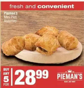 Spar Pieman's Mini Pies Assorted offer