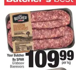 Spar Your Butcher By SPAR Grabouw Boerewors offer