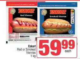 Spar Eskort Red or Smoked Viennas offer