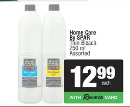 Spar Home Care By SPAR Thin Bleach offer