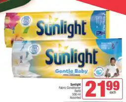 Spar Sunlight Fabric Conditioner offer