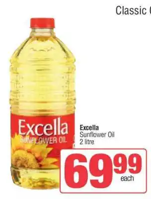 Spar Excella Sunflower Oil offer