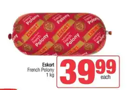 Spar ESKORT French Polony offer