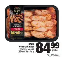 Spar SPAR Tender and Tasty Skewered Wings offer