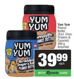 Spar Yum Yum Peanut Butter offer