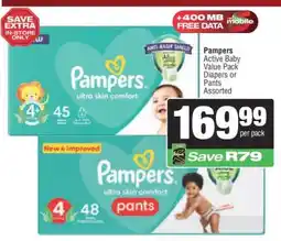 Spar Pampers Active Baby Value Pack offer