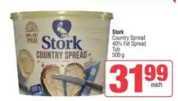 Spar Stork Country Spread offer