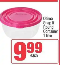 Spar Otima Snap It Round Container offer