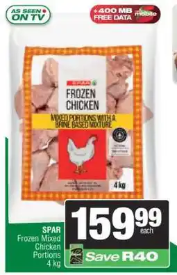 Spar SPAR Frozen Mixed Chicken Portions offer