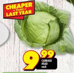 Shoprite CABBAGE HEAD offer