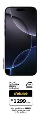 MTN iPhone 16 Pro Max (256GB) offer