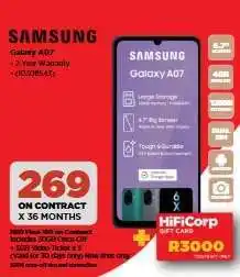 HiFi Corp Samsung Galaxy A07 offer