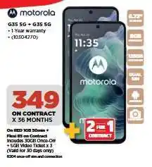 HiFi Corp Motorola G35 5G + G35 5G offer