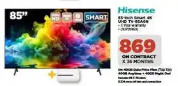 HiFi Corp Hisense 85-inch Smart 4K UHD TV-85A6N offer
