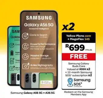 MTN Samsung Galaxy A56 5G + A36 5G offer