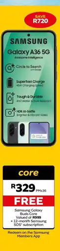 MTN Samsung Galaxy A36 5G offer