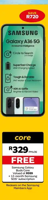 MTN Samsung Galaxy A36 5G offer