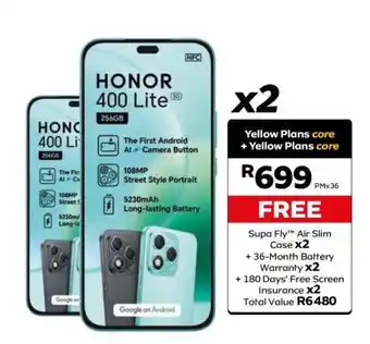 MTN HONOR 400 Lite 5G offer