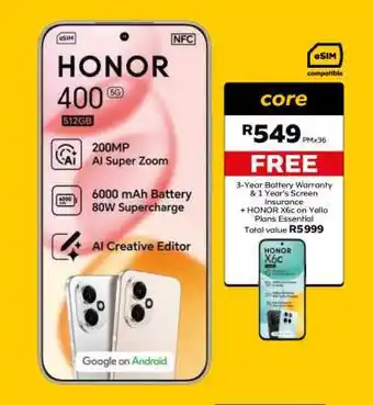 MTN HONOR 400 offer