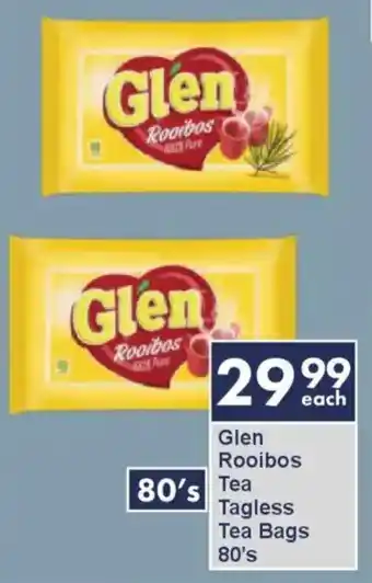 President Hyper Glen Rooibos Tea Tagless Tea Bags offer