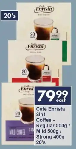 President Hyper Café Enrista 3in1 Coffee Regular/ Mild/ Strong offer