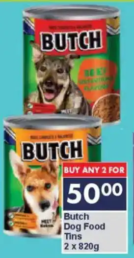 President Hyper Butch Dog Food Tins offer