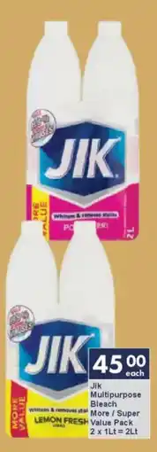 President Hyper Jik Multipurpose Bleach More/ Super Value Pack offer