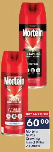 President Hyper Mortein Multi/ Crawling Insect Killer offer