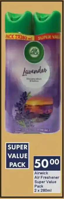 President Hyper Airwick Air Freshener Super Value Pack offer