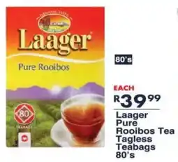 President Hyper Laager Pure Rooibos Tea Tagless Teabags offer