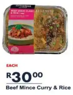 President Hyper Beef Mince Curry & Rice offer