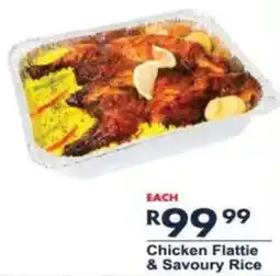 President Hyper Chicken Flattie & Savoury Rice offer