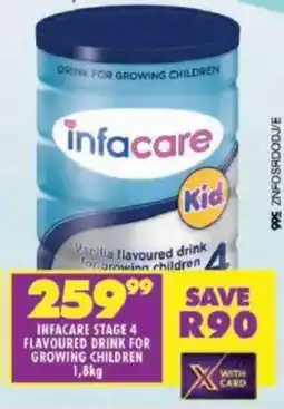 Shoprite Infacare stage 4 flavoured drink for growing children offer