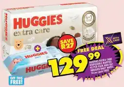 Shoprite Huggies extra care disposable nappies offer