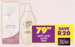 Shoprite Happy event lotion offer