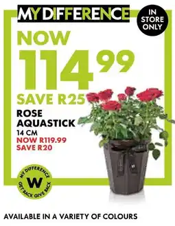 Woolworths Rose aquastick offer