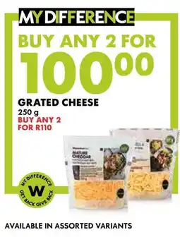 Woolworths Grated cheese offer