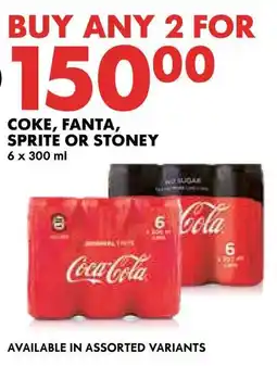 Woolworths Coke, fanta, sprite or stoney offer